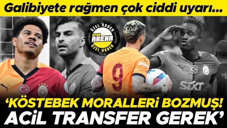 Galatasaray – Hatayspor maçı sonrası çok ciddi uyarı: Köstebek moral bozdu | Acil transfer gerekli