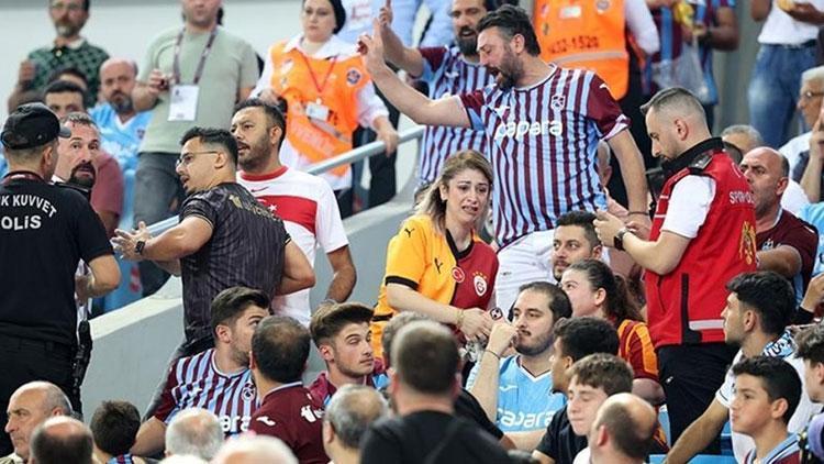 Galatasaray forması giyen iki taraftara yapılanlara Trabzonspor'dan tepki: Onaylamıyoruz