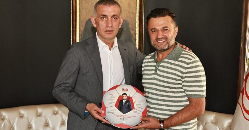 TFF Başkanı Hacıosmanoğlu'ndan Sivasspor'a ziyaret