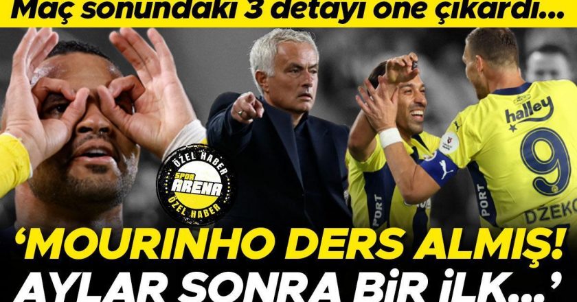 F.Bahçe – Bodrum FK maçının ardından 3 kritik detay ortaya çıktı: Jose Mourinho ders aldı | Aylardır ilk kez