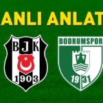 Kartal evinde 3 puanı kovalıyor! Beşiktaş – Bodrum FK