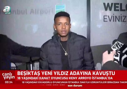 Son Dakika: Beşiktas'ın yeni transferi Keny Arroyo İstanbul'a geldi! İşte bu görüntüler