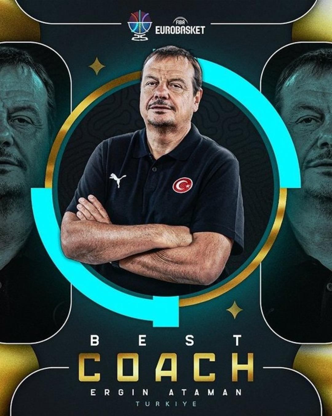 Eurobasket 2025 finalinde, Almanya'ya kaybeden 12 dev adam Koç Ergin Ataman'ın gözyaşlarını kontrol edemedi! Ödülü ile mutlu olamazdı ... 2