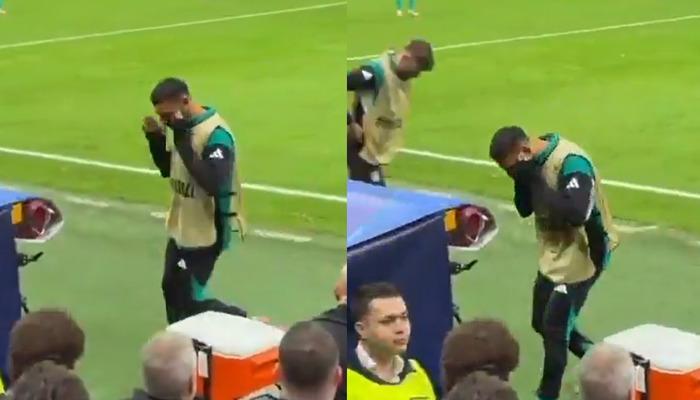 Muhammed Salah’ın Rams Park’taki zor anları! Isınması için bir kenara kaldığı anda, dayanamadı ve tezgahına gitti –