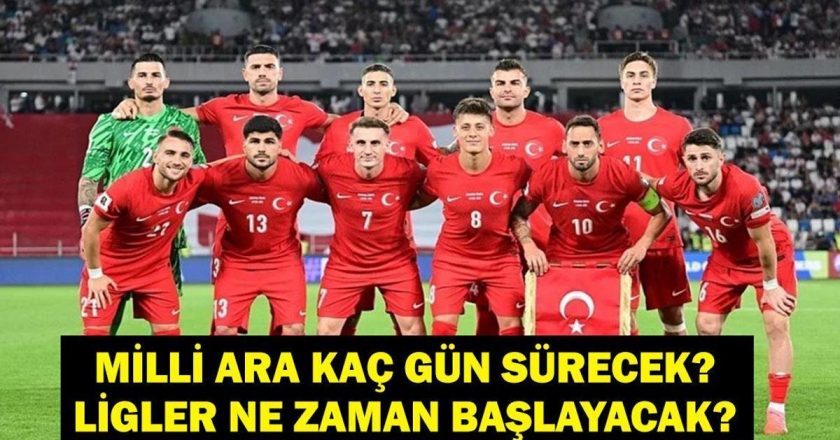 Ulusal mola ne zaman bitecek? Süper Lig’de kaç gün molası olacak? Ligler ne zaman başlayacak?