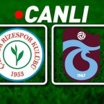 Çaykur Rizespor – Trabzonspor Maçı Bein Sports 1 Canlı | Karadeniz derbisinde heyecan yüksek