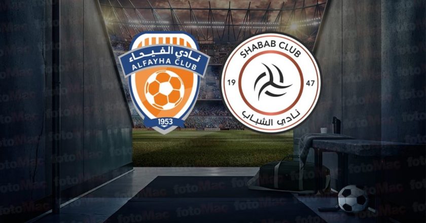 Al Fayha-Al Shabab maçı canlı yayın bilgileri: Ne zaman, saat kaçta, hangi kanalda? | Suudi Arabistan Pro Ligi – Son dakika Futbol haberleri