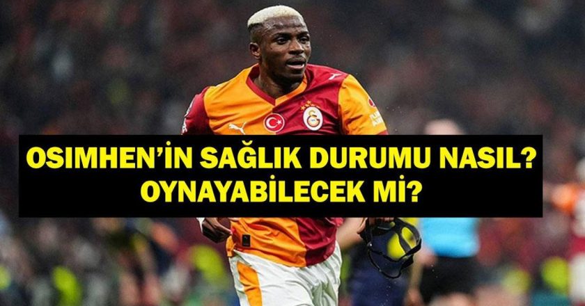 OSİMHEN’İN SAĞLIK DURUMU NASIL? Victor Osimhen oynayabilecek mi yoksa sakatlandı mı? Galatasaray’dan açıklama!
